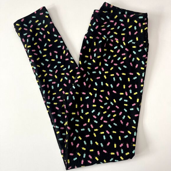 Lularoe OS POPSICLE PRINT‎ Leggings One Size - Picture 1 of 5